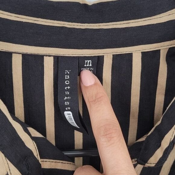 Knot Sisters from Anthropologie Striped Midi Dress Size M - Picture 7 of 8